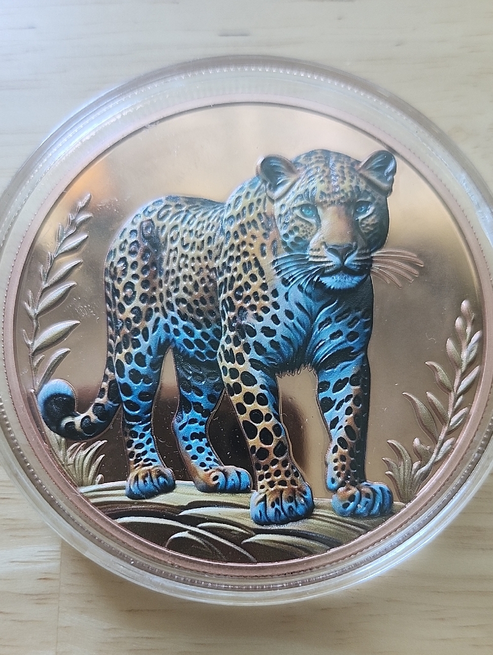 5oz Pure Copper Panther Round